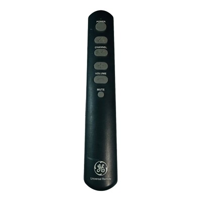 GE Universal Remote Control Black Compatible with Multiple Devices Tested