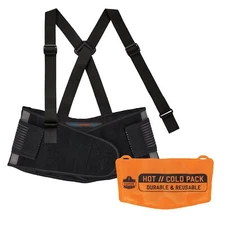 ProFlex 1675 Back Support Brace Belt Warming Cooling Pack Adjustable Lumbar