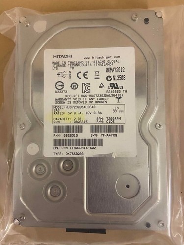 Hitachi 2TB SAS 7.2K NL-SAS 6G 3.5 HDD HUS723020ALS640 FAST/FREE DISPATCH