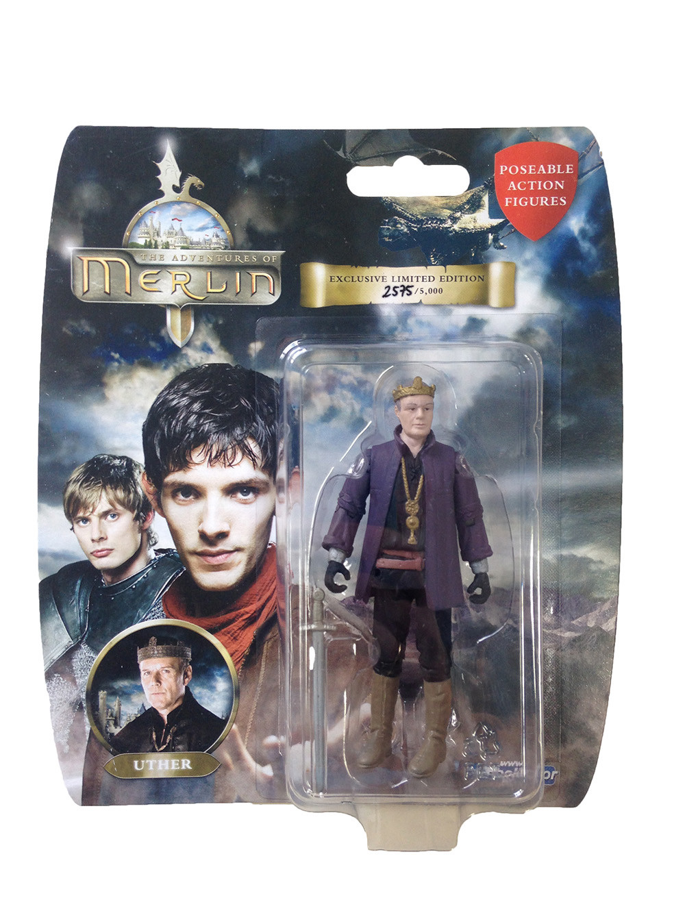 Merlin Action Figure Uther Pendragon Limited Edition Anthony Head NEW ...
