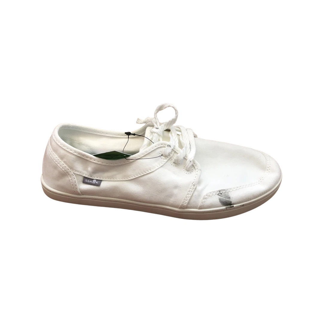 Sanuk Women's Pair O Dice Lace Shoes White 1110482 Size 8