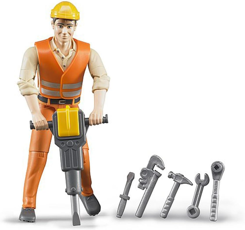 60020 Construction Worker with Jackhammer and Tools - Picture 12 of 12