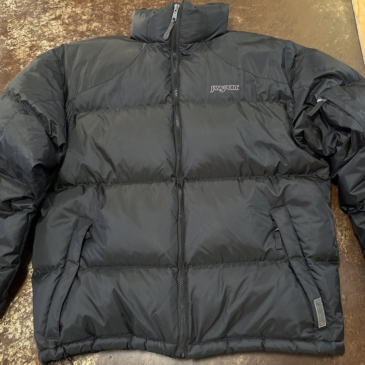 Vintage? Jansport men's Down Puffer Jacket XL Black Compare Vintage? Jansport men's Down Puffer Jacket XL Black Compare