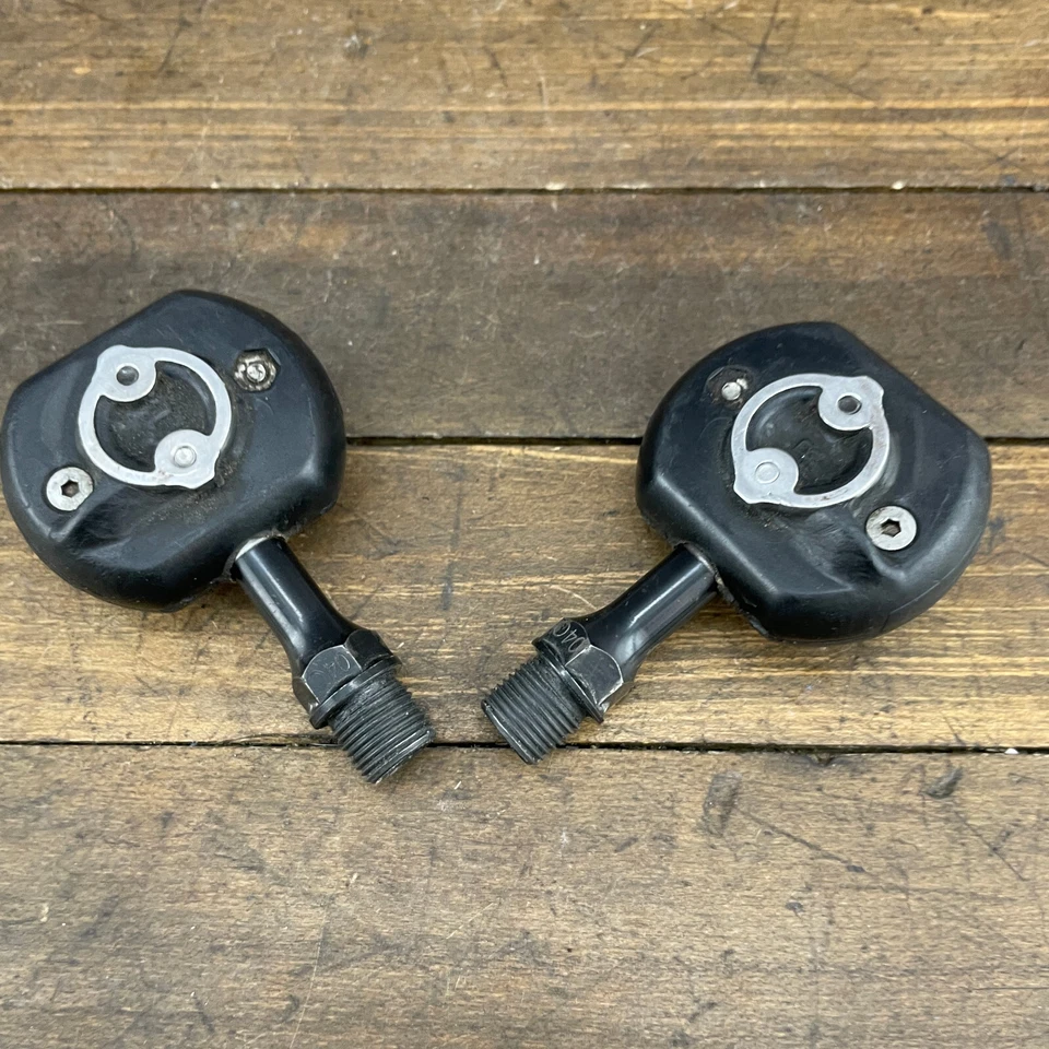 Juego de pedales Speedplay Frog vintage sin clip negro Cr Mo ATB 90s MTB B4 Foto 4 de 4