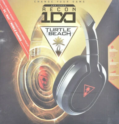 Turtle Beach Ear Force Recon 100 Gaming Headset Kopfhörer PC Universal - Bild 1 von 4
