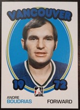 2009 - 2010 ITG Andre Boudrias 1972 The Year In Hockey Blank Back Parallel