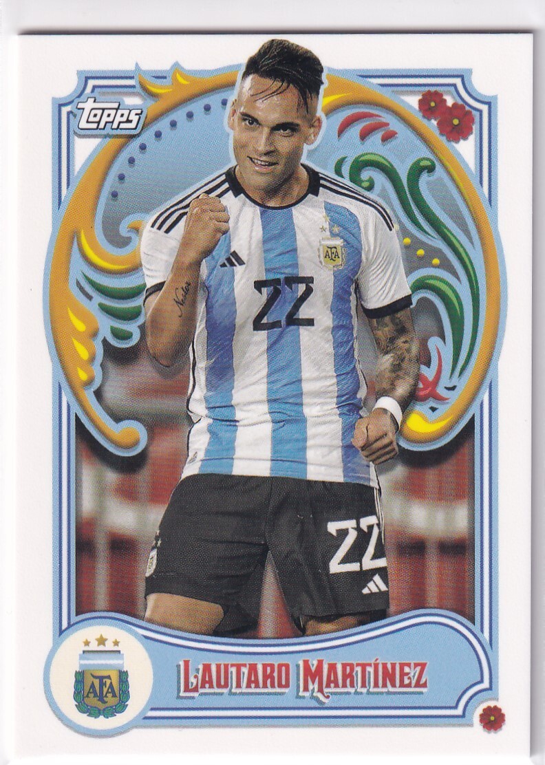 Topps 2022-23 World Cup Champions Argentina No. 22 Lautaro