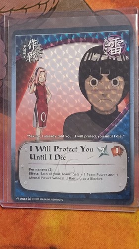 Naruto CCG Set 9 The Chosen 'Missions' Chckered Diamond Foil / Spiral 1st Ed NM - Picture 51 of 91