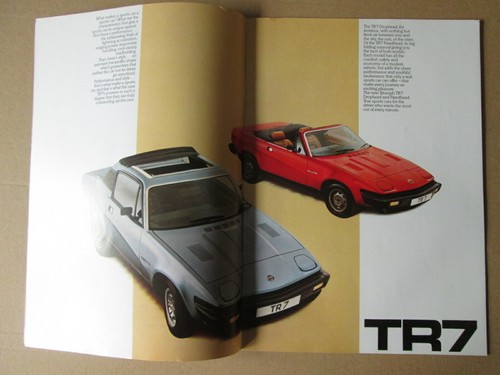 Triumph TR7 car brochure.triumph car brochure. - Picture 2 of 12