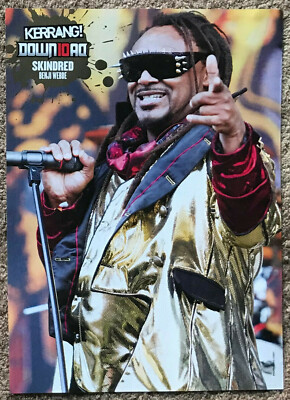 BENJI WEBBE - 2012 full page UK magazine poster SKINDRED
