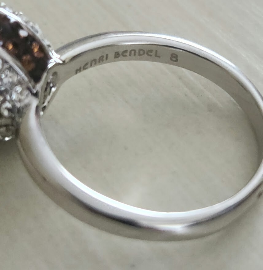 HENRI BENDEL Silver Plated Stackable Ring Set of … - image 4