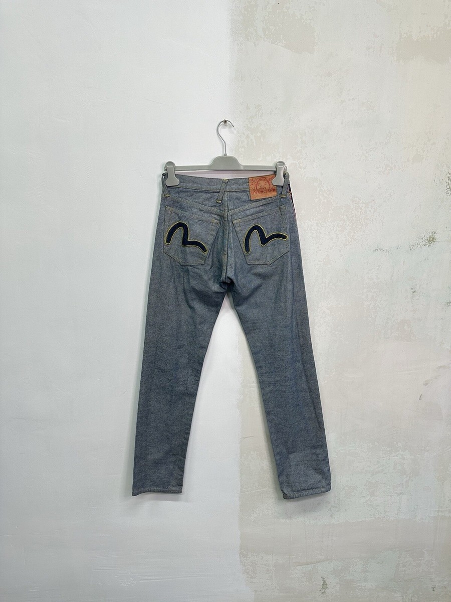Evisu Inside Out Selvedge Reversible Denim JeansSize: Men's US 28