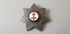Large Sterling Silver Masonic Knights Templar Preceptors Star - Breast Jewel