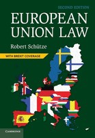 European Union Law Robert SchüTze Taschenbuch Kartoniert / Broschiert Englisch