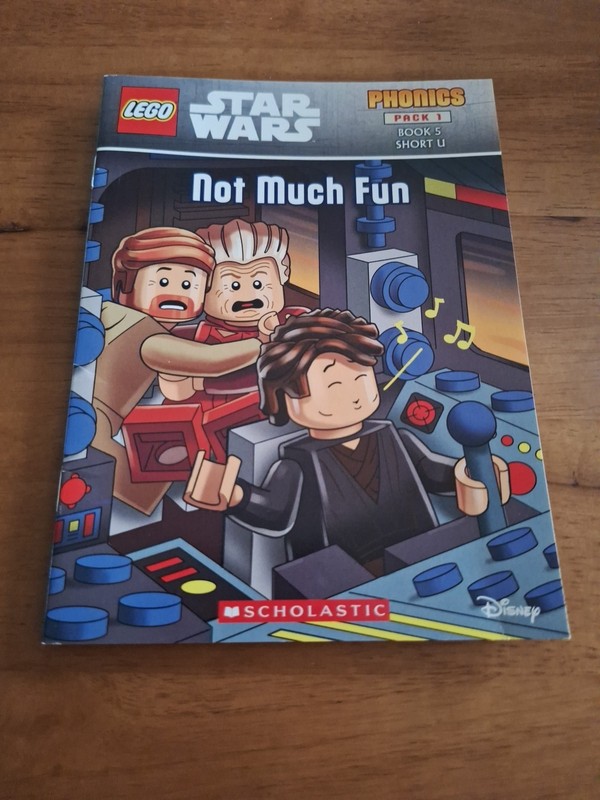 PACK 1 REPLACEMENT STAR WARS LEGO PHONICS BOOK 5 SHORT U - NOT MUCH FUN