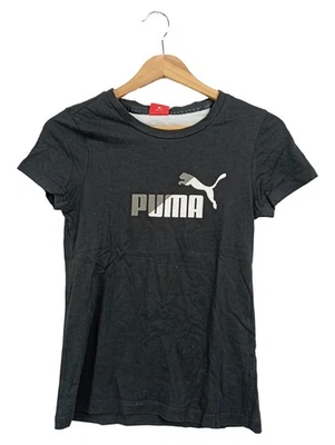 Puma T-Shirt de Sport Femme Noir Logo Manches Courtes (EU 34, INT XS) - Photo 1/4