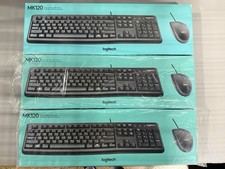 3  Logitech MK120 920-002565 Wired Keyboard and Mouse Combo