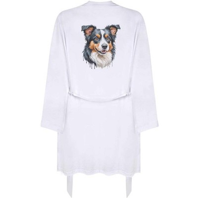 Kleiner Morgenmantel/Kleid ''Painted Style Border Collie'' für Erwachsene (RO00136279)