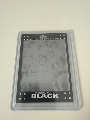 2008 topps chrome printing Plate Josh Childress 1/1