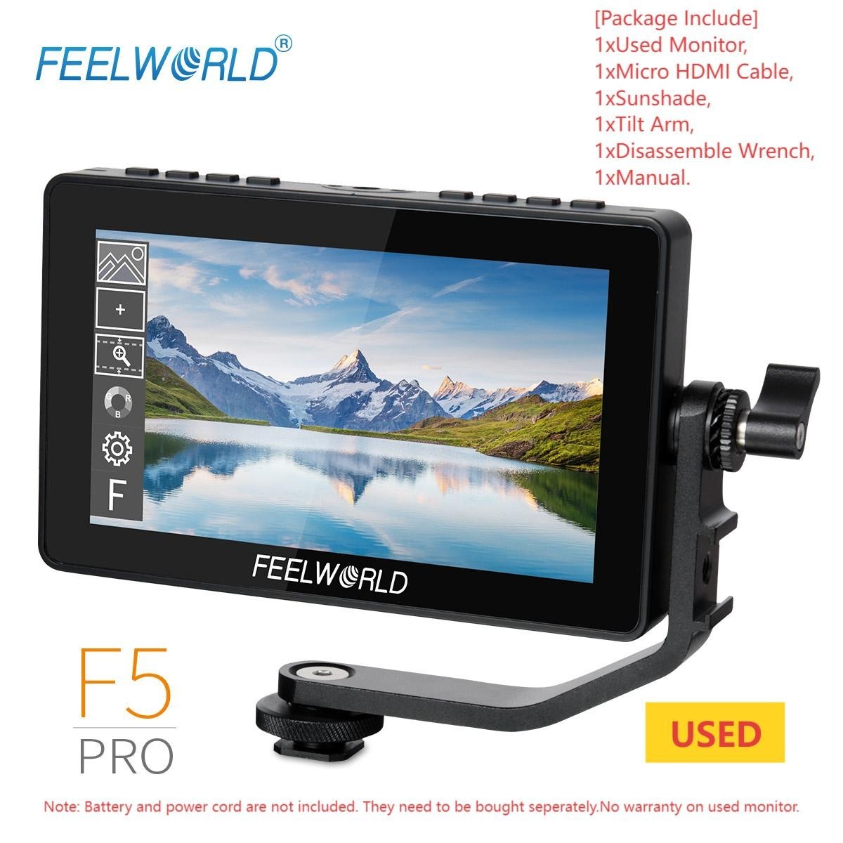 FEELWORLD F5 PRO 5.5" FHD HDMI Touch Screen On-camera Monitor