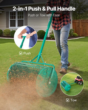 Compost Spreader, Heavy Duty Grass Seed Spreaders for Planting Seeding 296 296