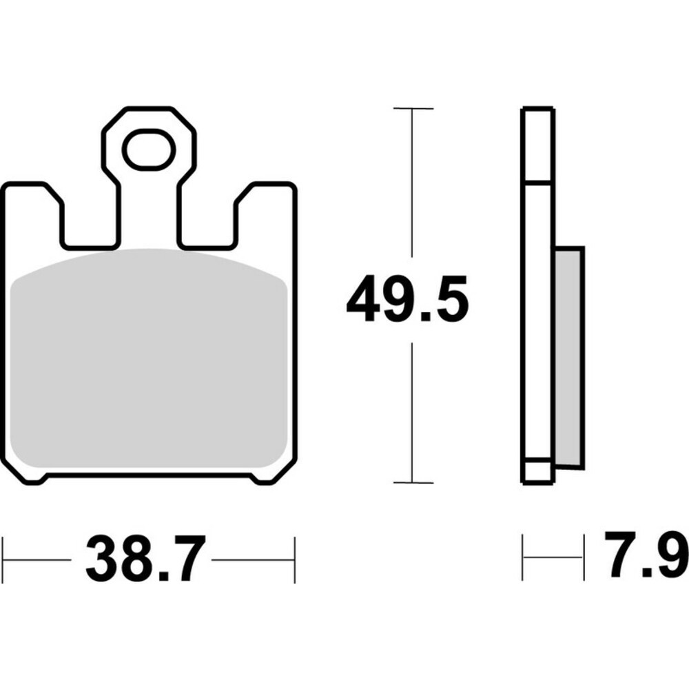 Brembo Sintered Brake Pads 07SU26LA For Motorcycle Parts Accessories