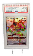 Buzzwole Gx SV68/SV94 Hidden Fates Pokemon PSA 8 Graded Slab on eBay
