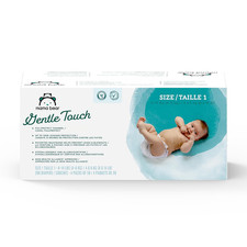 Mama Bear 200 Pack Gentle Touch White Unisex Size 1 Disposable Baby Diapers 0.15 per diaper