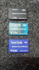 Sony PSP 1GB  2GB  4GB Memory Stick Pro Duo Memory Card MEMORY BUNDLE 