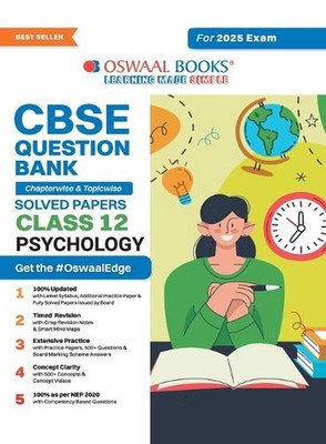 CBSE Question Bank Chapterwise and Topicwise SOLVED PAPERS_Class 12_Psychology_F