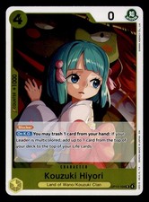 Kouzuki Hiyori OP13-104 Rare Carrying On His Will One Piece Foil Near Mint