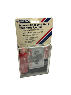 #ad Nissan Cassette Deck Cleaning Kit RARE VINTAGE COLLECTIBLE NOS $155.00