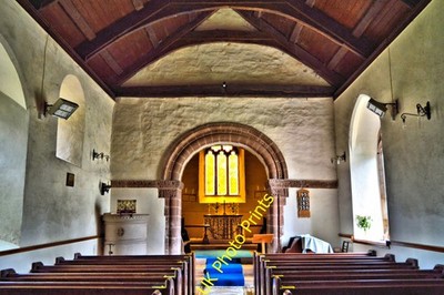 Foto 12x8 St Peter, Rowlestone Blick nach Osten und schwer zu verpassen der Osten Sieg c2016