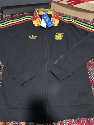 Adidas OG Jamaica x Bob Marley Track Jacket Black JY5225 (Size Medium and XS) - Image 1 of 4