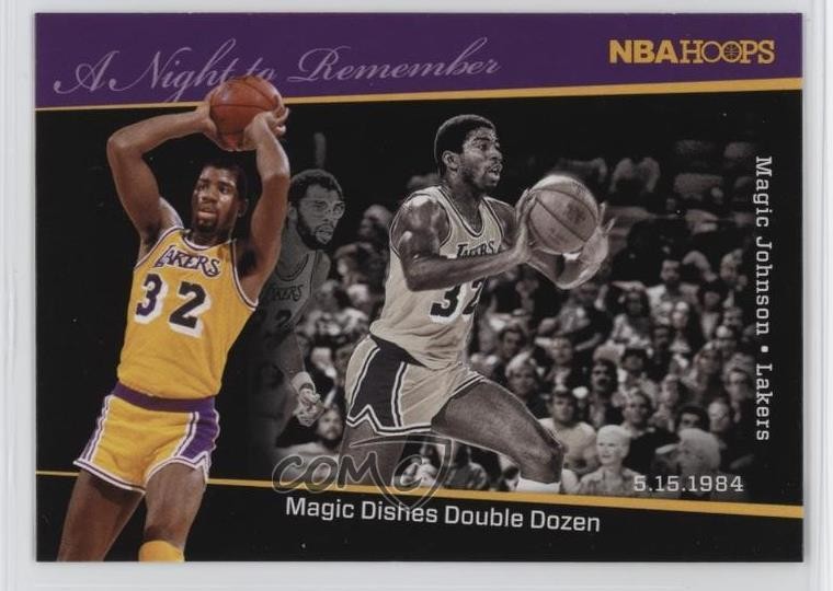 2011-12 NBA Hoops A Night to Remember Magic Johnson #6 HOF uu6