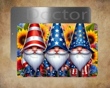 PATRIOT GNOMES 8" x 12" metal sign Made in USA