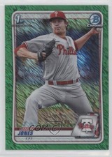 2020 Bowman Chrome Prospects Green Shimmer Refractor 2/99 Damon Jones fz4