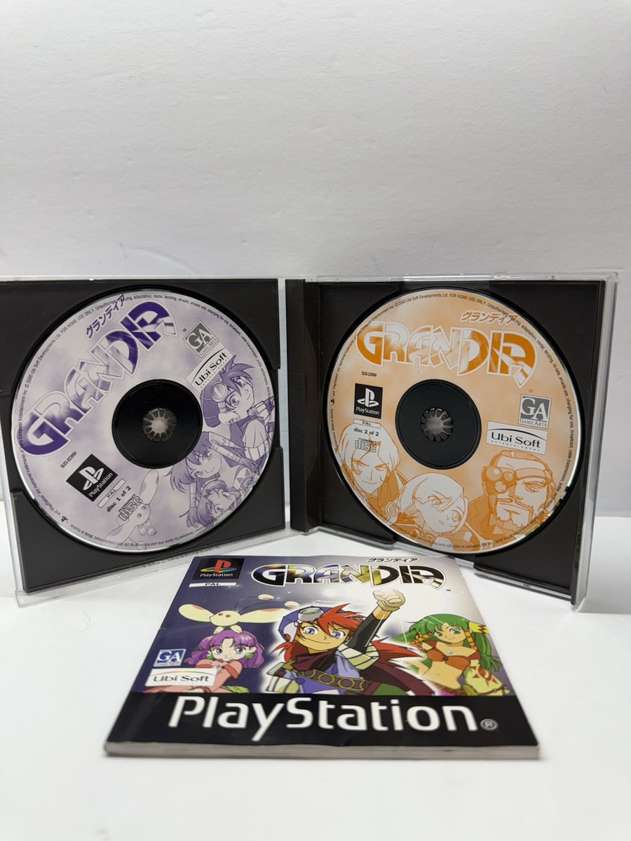 Grandia Sony Playstation PS1 PAL RPG CIB complet