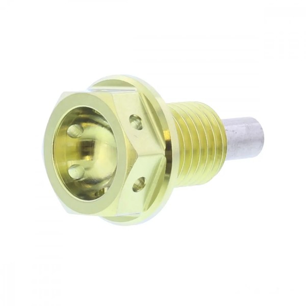 ÖLablassschraube Magnetisch M12X1.50 15Mm Titan Gold FüR Honda VFR 750 F 90-97-image