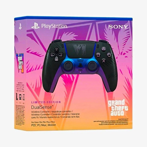 Sony DualSense Controller GTA 6 Edizione Limitata per PS5/PC/Mac/Mobile, Nero prezzo ebay
