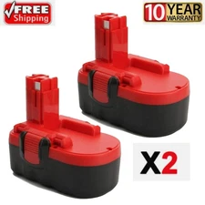 2 Pack 18 Volt 4.8Ah Battery for Bosch BAT025 BAT180 BAT181 BAT189 BAT026 BAT160