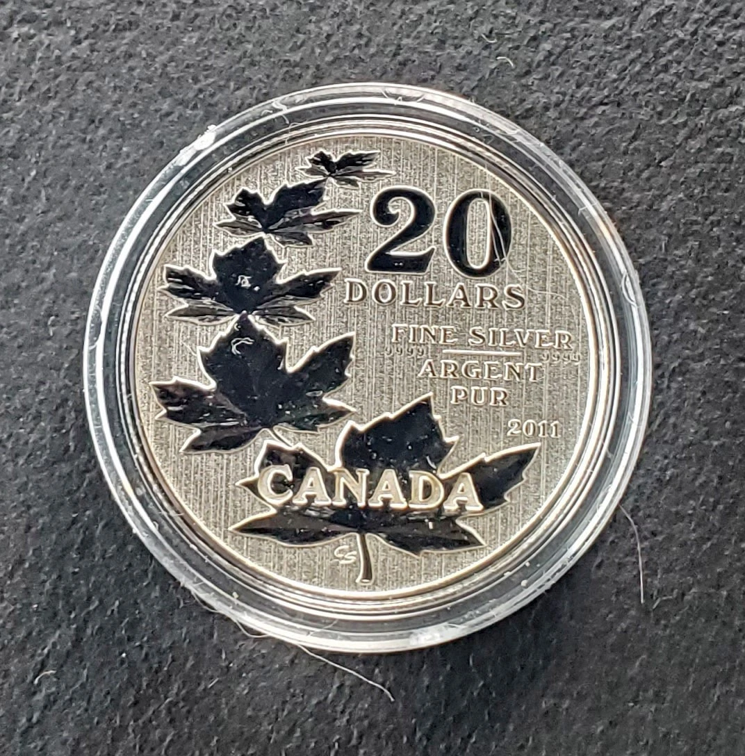 25+ Royal Canadian Mint 2011 Silver Bullion Coins for sale