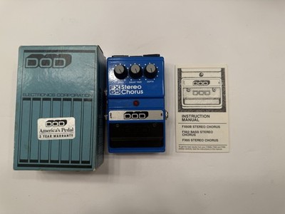 DOD Digitech FX65 Stereo Chorus Analog Vintage Guitar Effect Pedal + Box