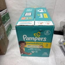 Pampers Swaddlers Active Baby Diapers Enormous Pack - Size 3 - 136ct