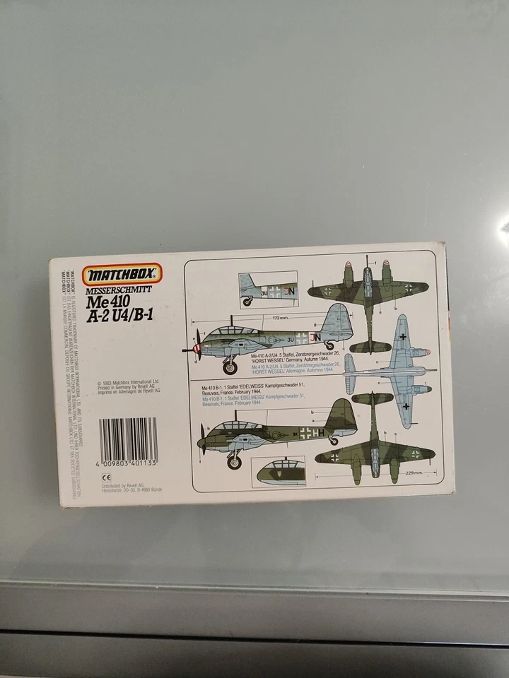 Matchbox 1:72 Aeroplano MESSERSCHMITT Me 410 - Immagine 2 di 4
