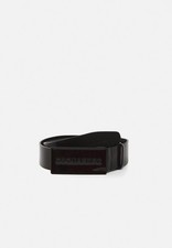DSQUARED2 cintura con fibbia in vernice nera	13DU