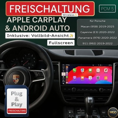 Porsche PCM 5 | Carplay & Android Auto Nachrüstung | Macan Cayenne Panamera 911