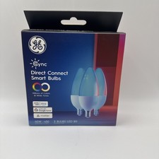 Ge Cync Smart Led Light Bulbs, Color Changing B11 40W Candelabra Indoor NEW