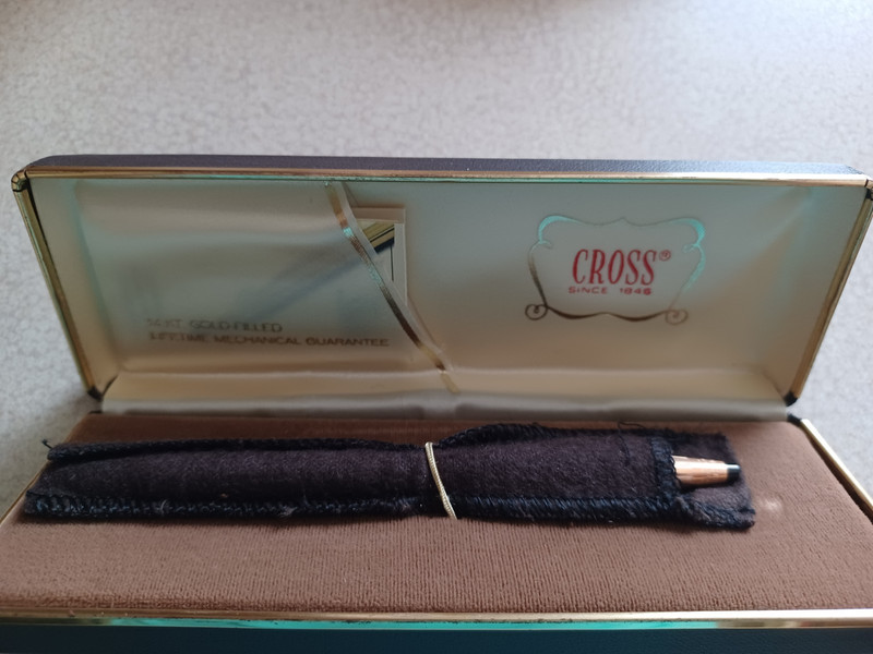 Vintage Cross Mechanical Pencil in Case 14kt Gold Filled Plus Bonus