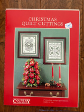 Scherenschnitte Christmas Quilt Cuttings pattern 2 designs -one is partially cut